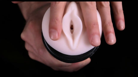 PDX Elite Air-Tight Pussy Stroker – Adjustable Suction with Snug Warm Sensation (Flesh)