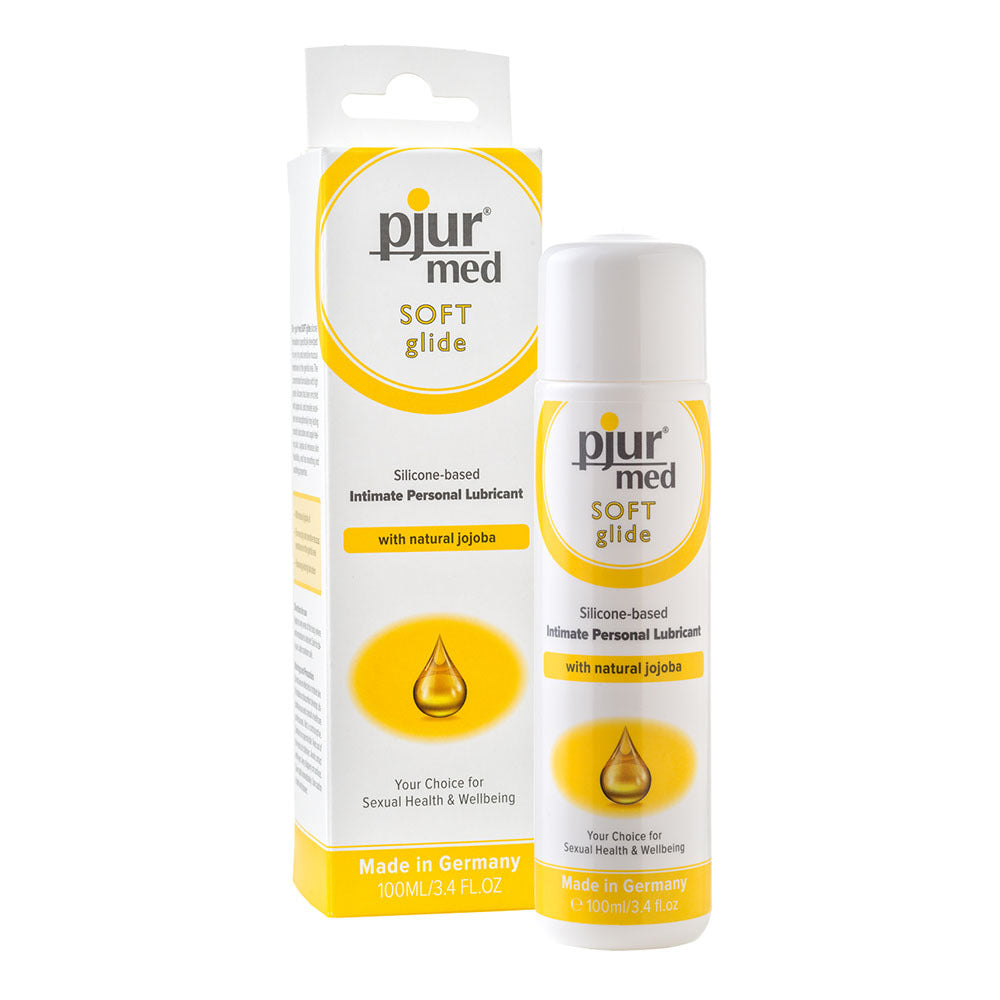 pjur Med Soft Glide Lube 100ml – Long-Lasting with Jojoba Oil for Sensitive Skin