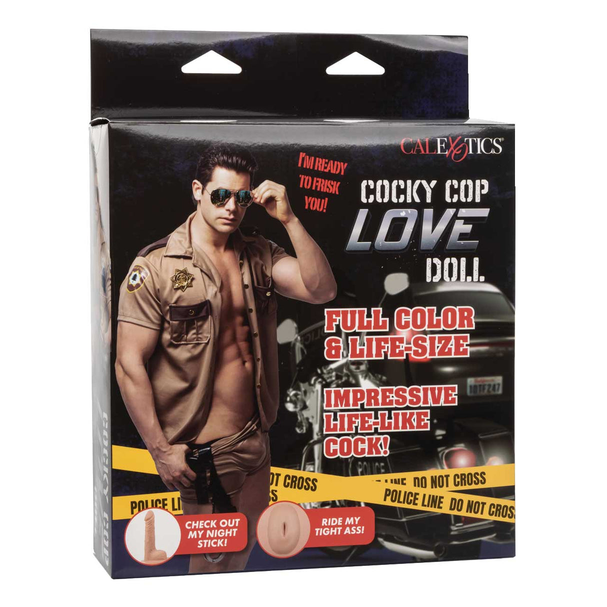 CalExotics Cocky Cop – Inflatable Male Sex Doll with 2 Holes