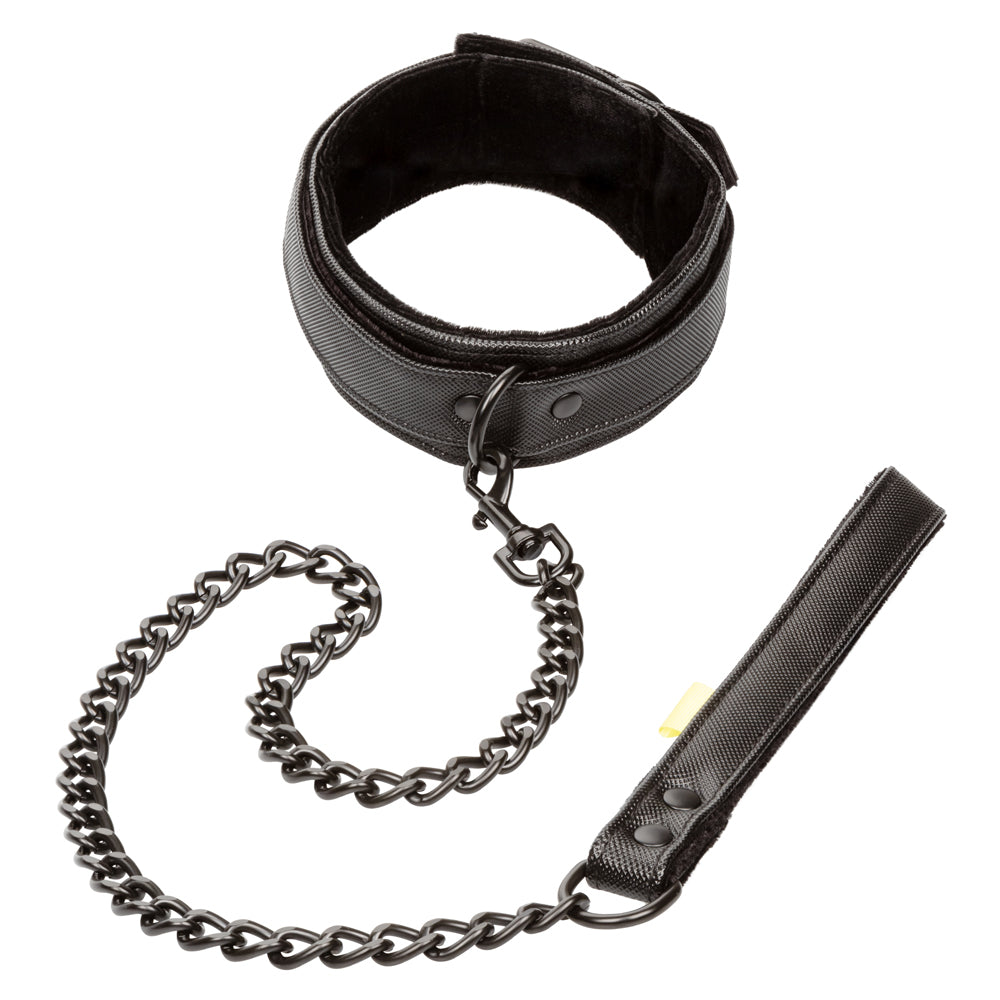 CalExotics Boundless Collar & Leash - Adjustable Vegan Leather Restraint
