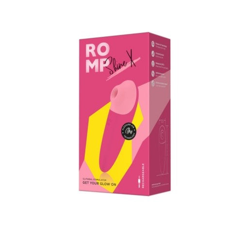 Romp Shine X Vibrator with Pleasure Air Technology - Travel Friendly