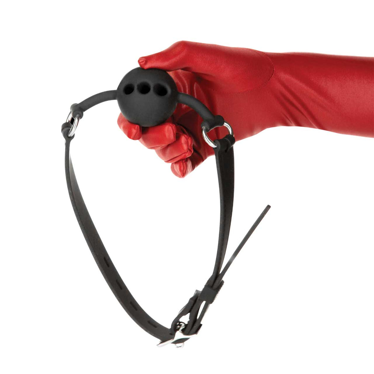 Punishment Silicone Ball Gag – Adjustable & Breathable