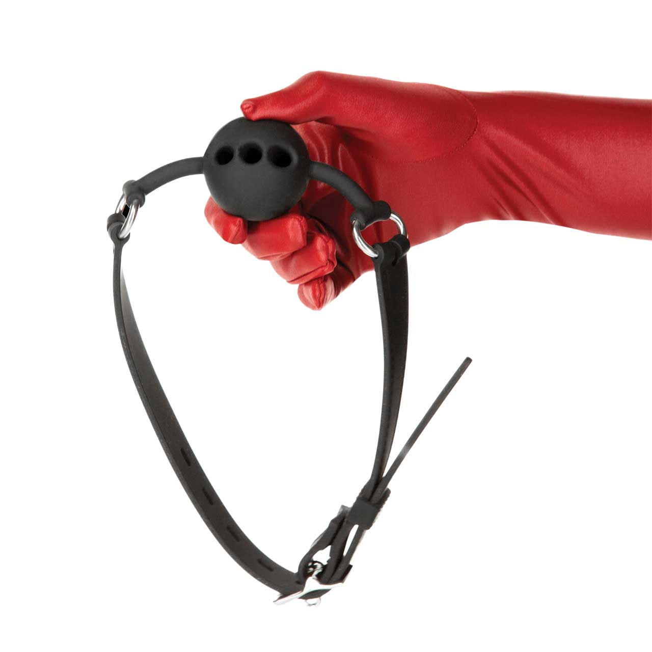 Punishment Silicone Ball Gag – Adjustable & Breathable