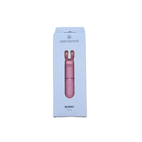 Bunny Mini Bullet Pink | Vibrating Massager with 10 Modes | Body-Safe & Waterproof