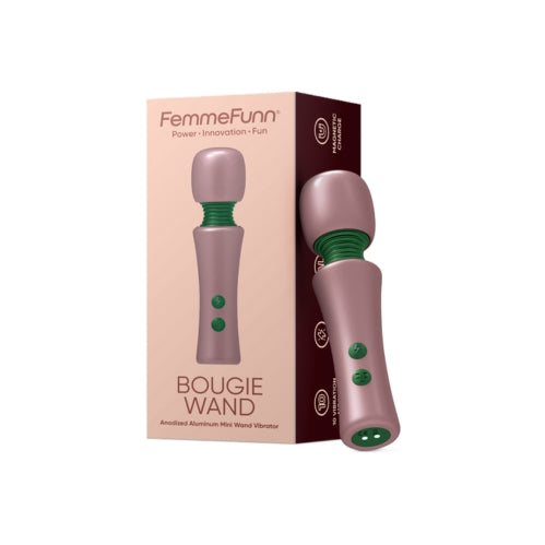 Bougie Rose Gold Wand Massager - Temperature Play, Powerful & Waterproof