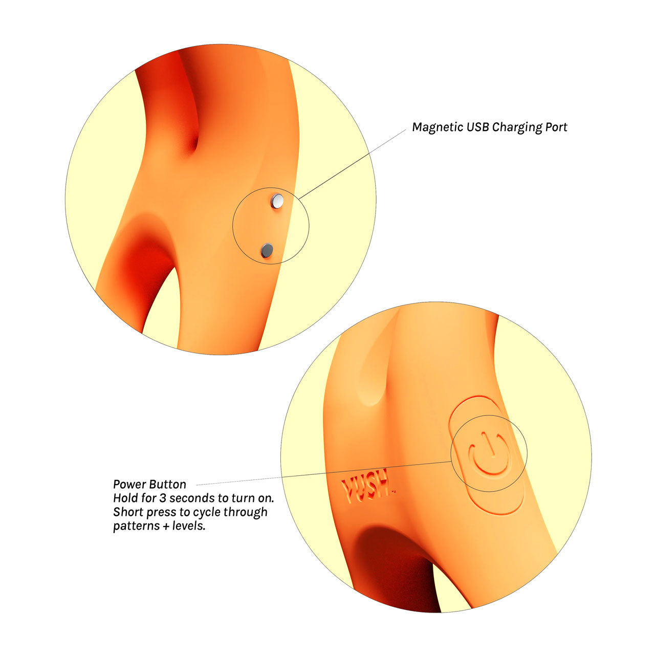 Vush Orb Vibrating Couples Cock Ring with Rabbit Ears