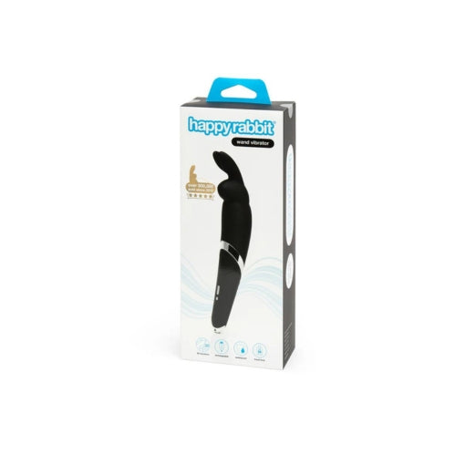 Happy Rabbit Rechargeable Wand Vibrator - 10 Vibrations, Easy-Grip Handle