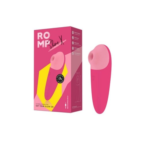 Romp Shine X Vibrator with Pleasure Air Technology - Travel Friendly
