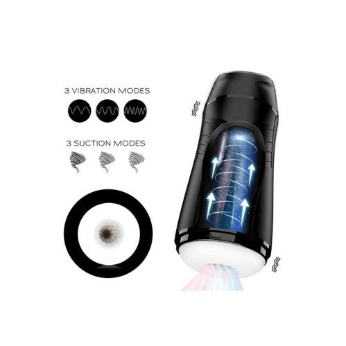 Bonnd Blown XL Male Masturbator | Automatic Vibration & Suction | Lifelike, Body-Safe