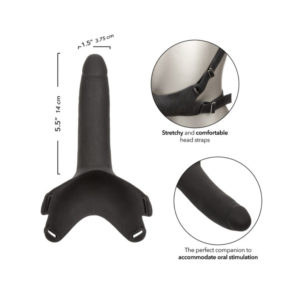Pipedream Accomodator Silicone Face Strap-On Dildo
