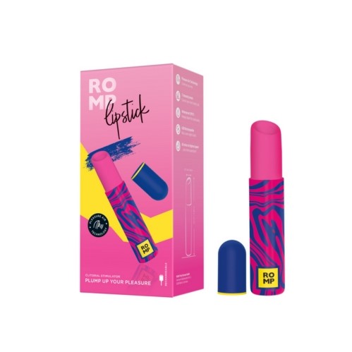 Romp Lipstick Compact Clitoral Stimulator | 7 Intensities | Waterproof & Body-Safe