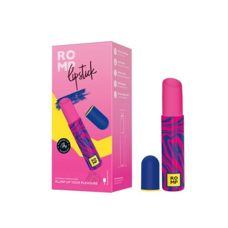Romp Lipstick Compact Clitoral Stimulator | 7 Intensities | Waterproof & Body-Safe