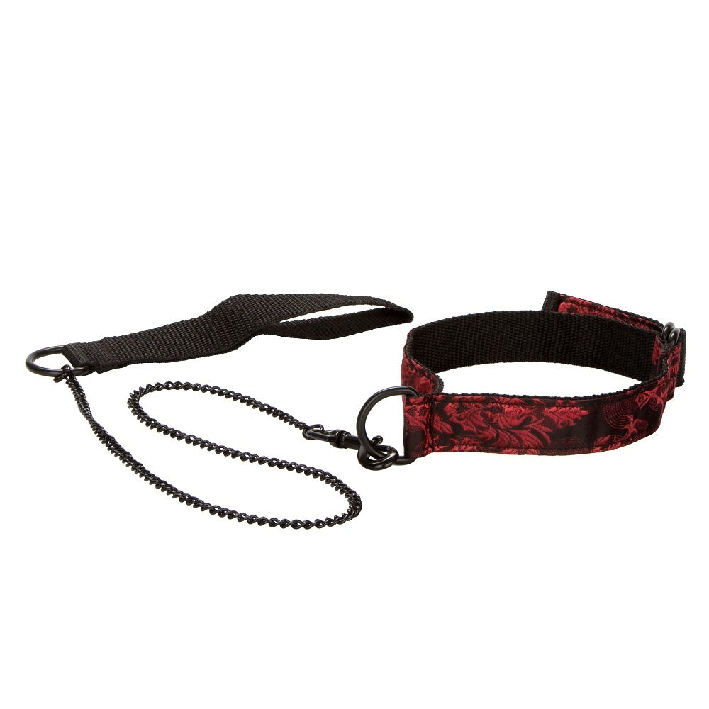 Scandal Submissive Kit - Adjustable Plush Coffs and Double-Sided Collar