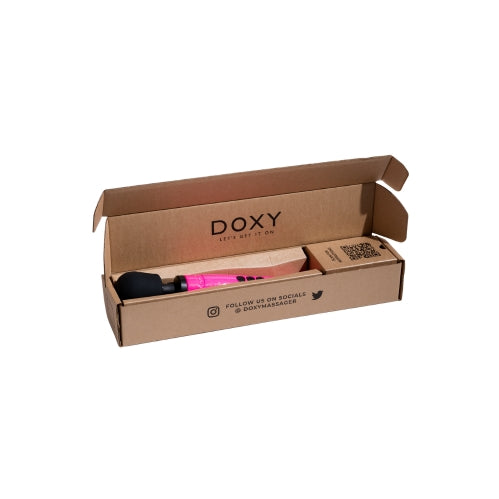 Doxy Die Cast Hot Pink – Ultra-Powerful Plug-In Wand Massager