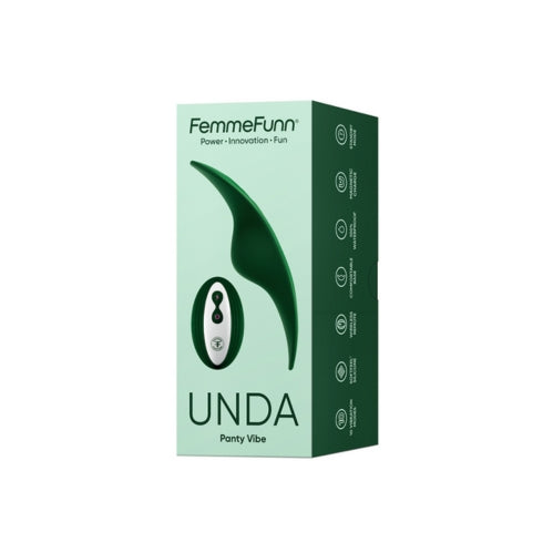 Unda Panty Vibrator - Remote Controlled, Slim, Powerful & Waterproof | Green