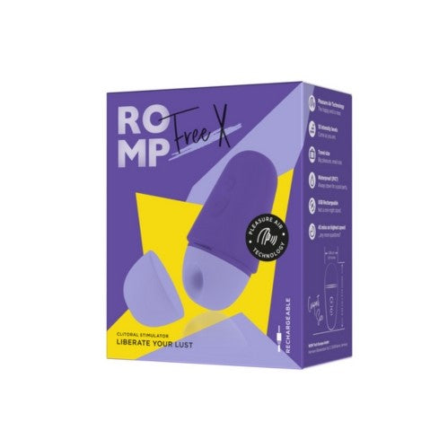 Romp Free X Compact Clitoral Stimulator with Air Pulse Technology