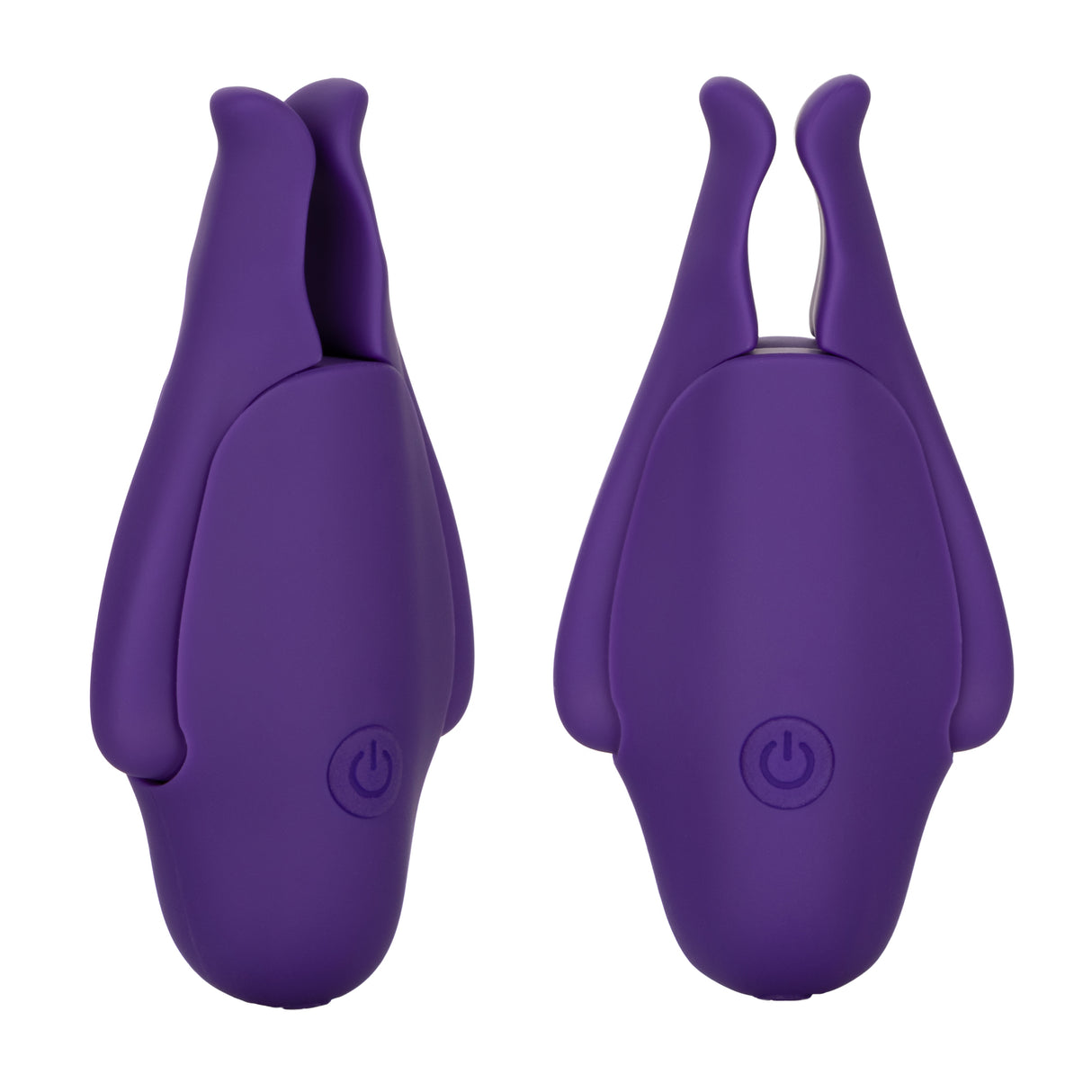 CalExotics Nipplettes - Adjustable Nipple Clamps with 12 Vibration (Purple)