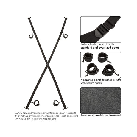 CalExotics Nocturnal Collection – Over The Door Cross Restraint