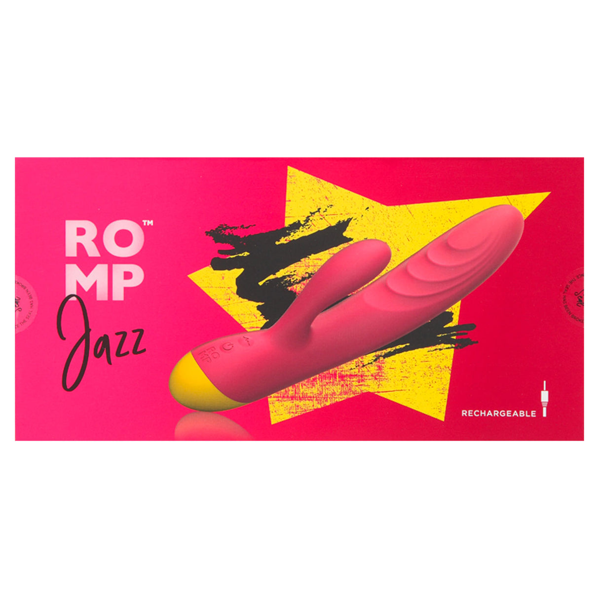 Romp Jazz G-Spot Vibrator - Soft Tip with 10 Vibrations - Waterproof