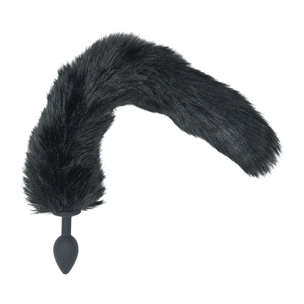 Punishment Fox Tail Smooth Silicone Butt Plug - 18" Tail