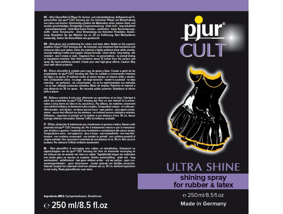 pjur Cult Ultra Shine 250ml – High-Gloss Latex & Rubber Spray