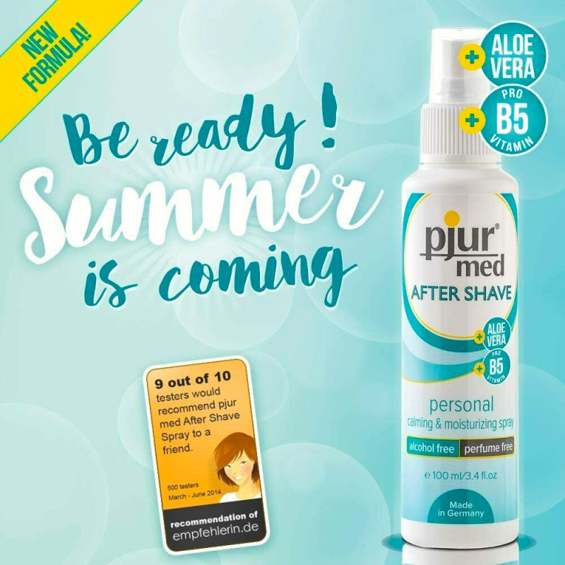 pjur Med After Shave Spray 100ml – Aloe Vera + B5 For Calming & Nourishing
