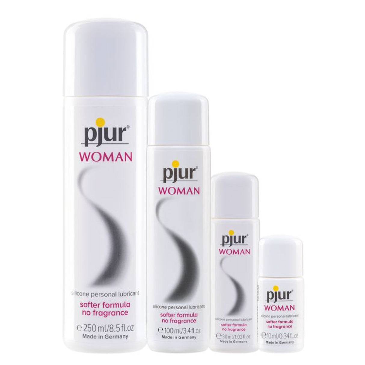 pjur Woman – Silky, Long-Lasting Lube for Sensitive Skin (10ml / 30ml / 100ml / 250ml)