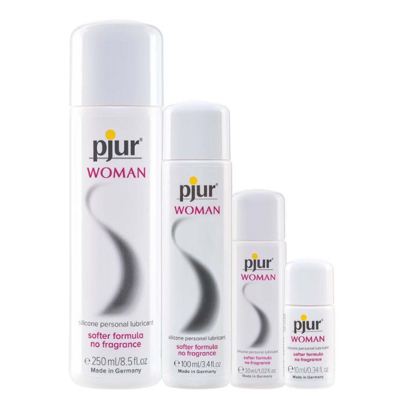 pjur Woman – Silky, Long-Lasting Lube for Sensitive Skin (10ml / 30ml / 100ml / 250ml)