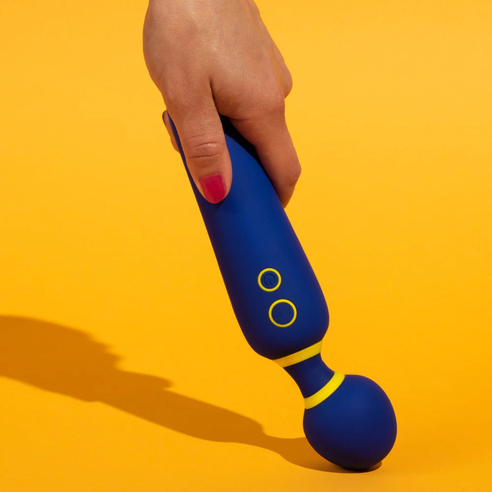 Romp Flip Wand Vibrator - Flexible Head, 10 Vibrations, Waterproof & Whisper Quiet