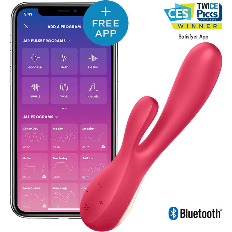 Satisfyer Mono Flex – Red Rabbit Vibrator with App Control