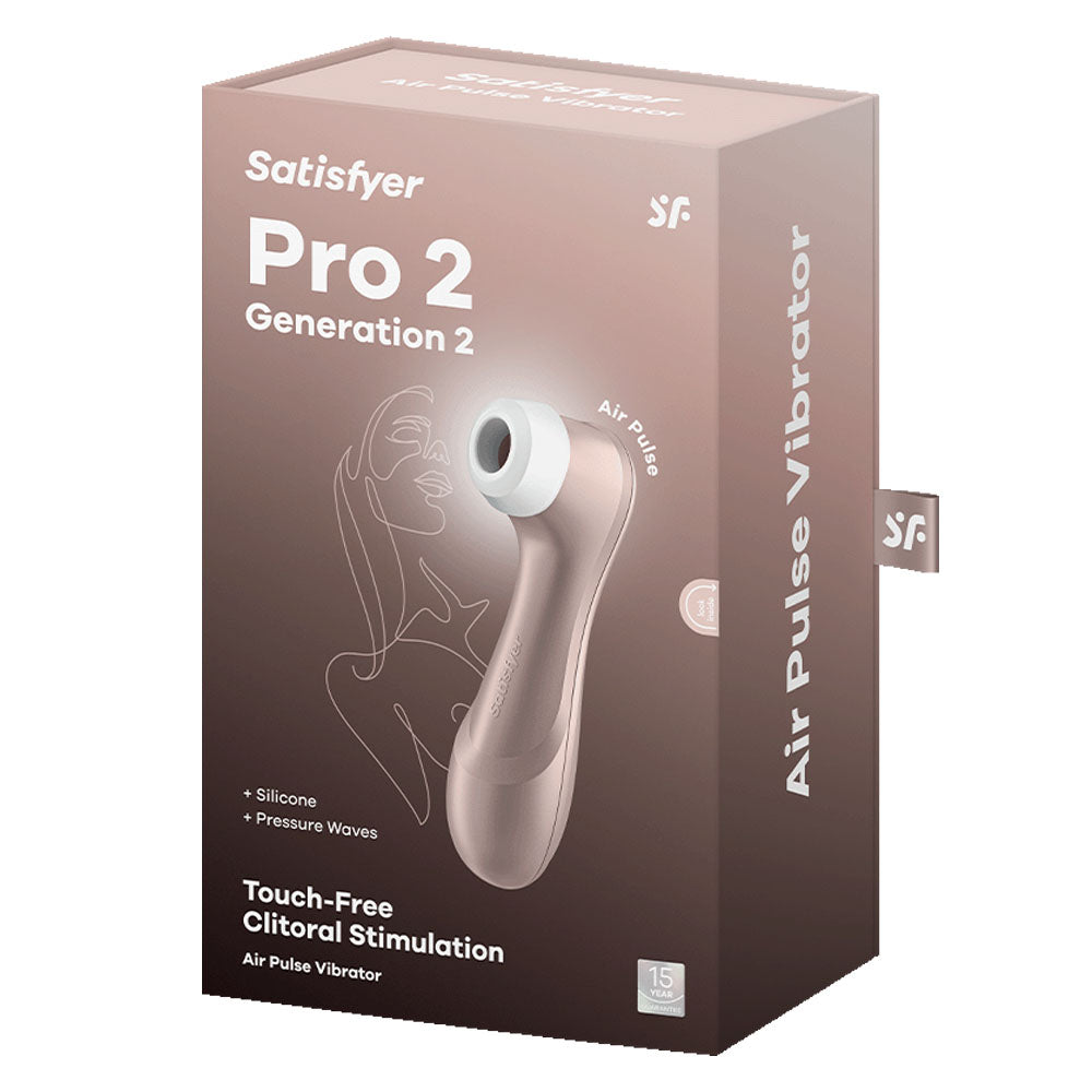 Satisfyer Pro 2 Gen 2 Rose Gold – Air Pulse Vibrato with 11 Modes