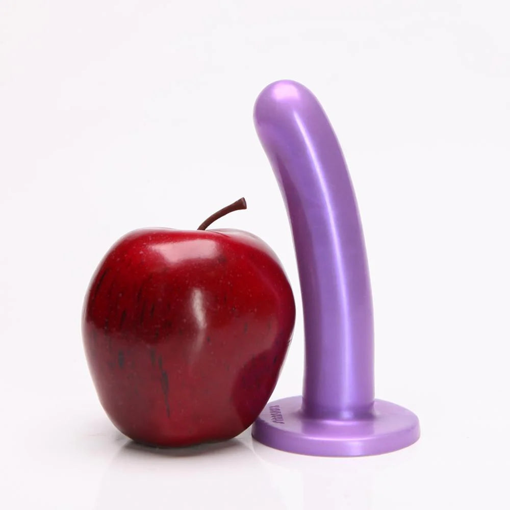Bend Over Intermediate Kit - Vibrating Strap-On with Silicone Dildos + Bullet Vibrator (Purple)