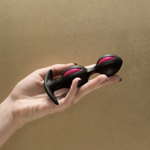 Fun Factory B Balls – Motion-Activated Weighted Anal Beads (Black & Red)