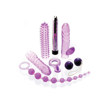 Adam & Eve The Complete Lovers Kit – 7 Piece Purple Couples Set
