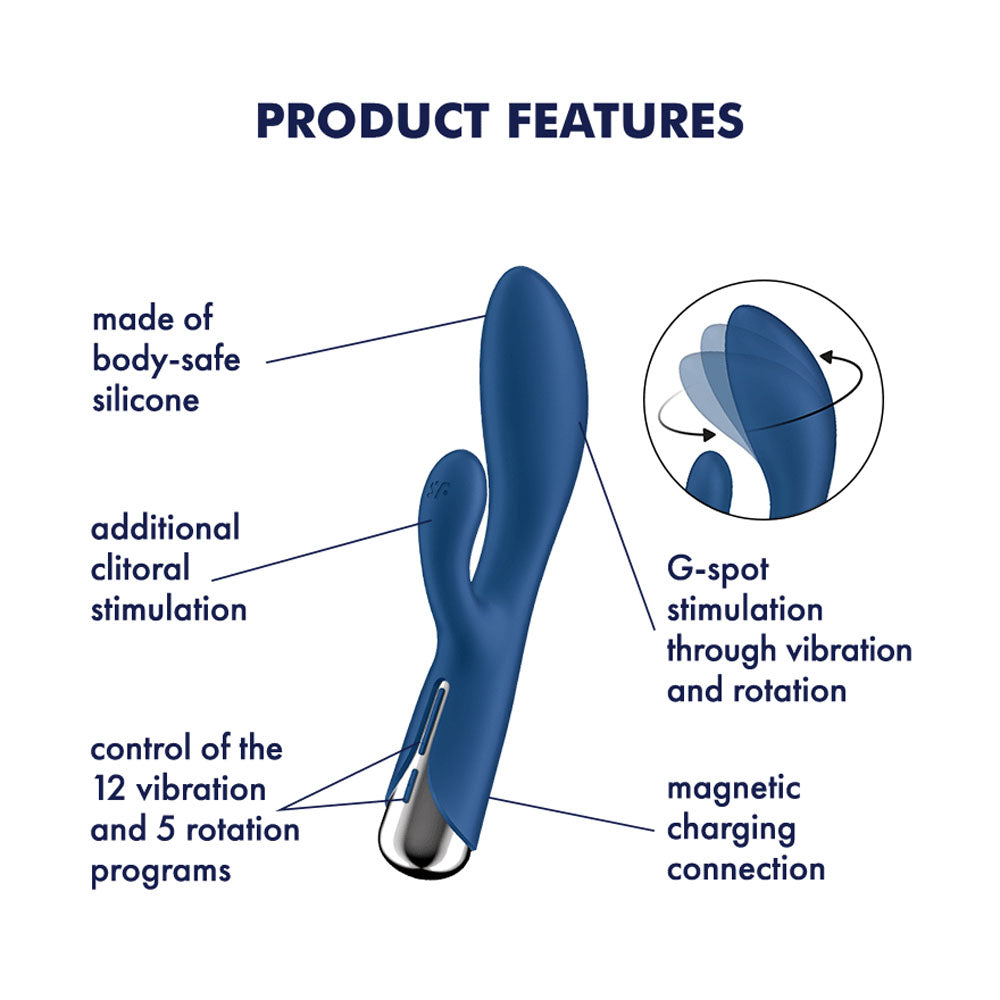 Satisfyer Spinning Rabbit 1 – Rotating & Vibrating Rabbit Vibrator