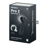 Satisfyer Pro 2 Gen 3 Dark Grey - App Controlled with Air Pulse & Liquid Air Tech