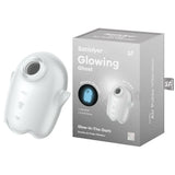 Satisfyer Glowing Ghost White | Air Pulse + Vibration | Glow-in-the-Dark | Body-Safe Silicone
