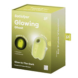 Satisfyer Glowing Ghost Yellow | Air Pulse + Vibration | Glow-in-the-Dark | Body-Safe Silicone