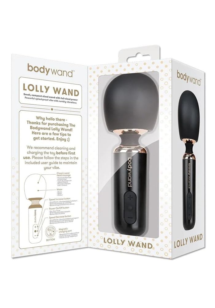 Bodywand Lolli Mini Massage Wand - Large Round Head & Waterproof