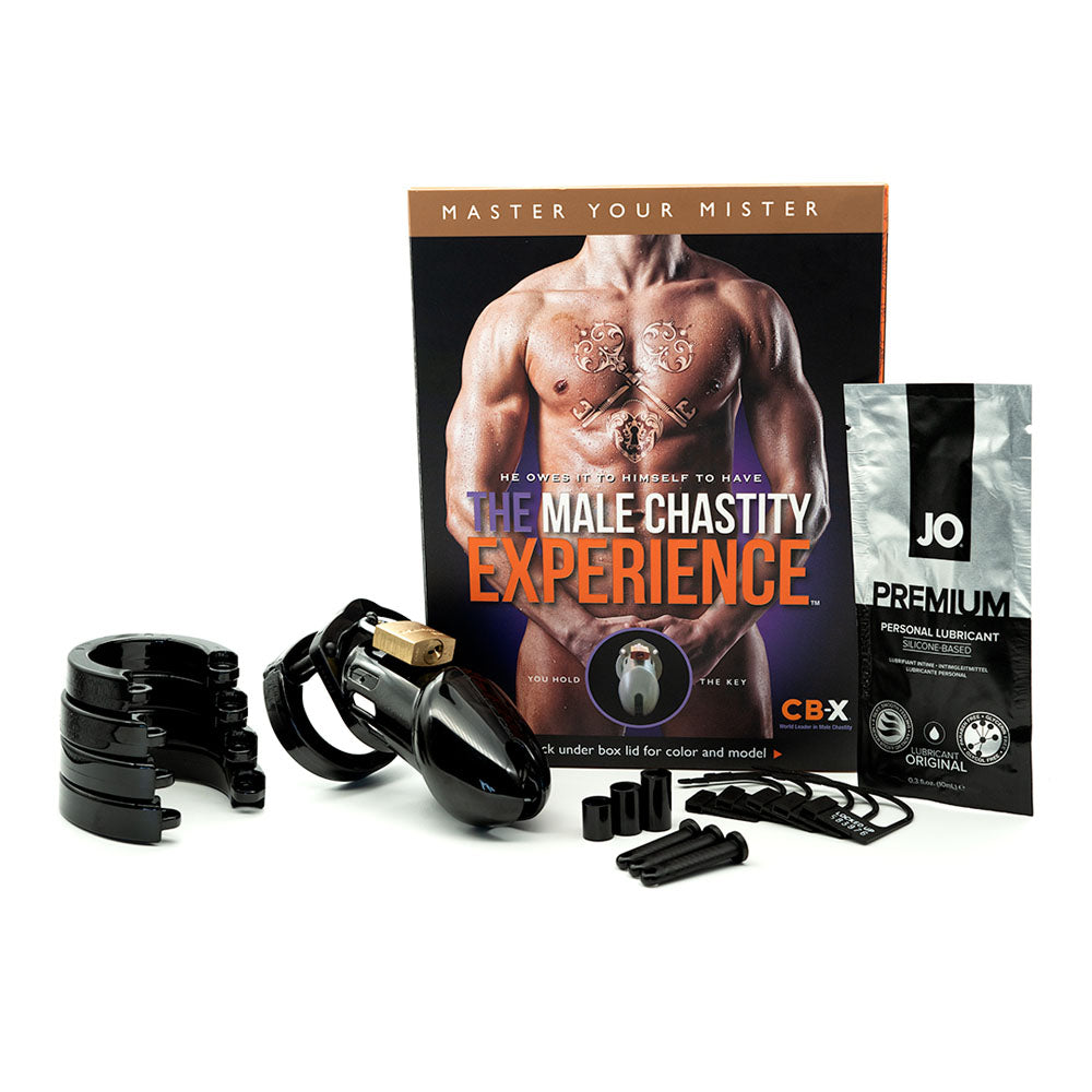CB-6000 Chastity Cock Cage Kit – Black 3.25"