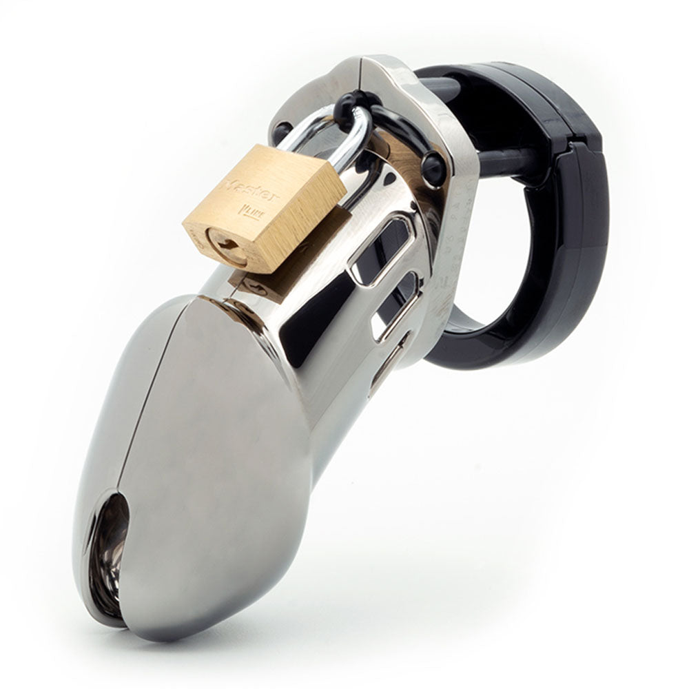 CB-6000 Chastity Cock Cage Kit - Chrome 3.25"