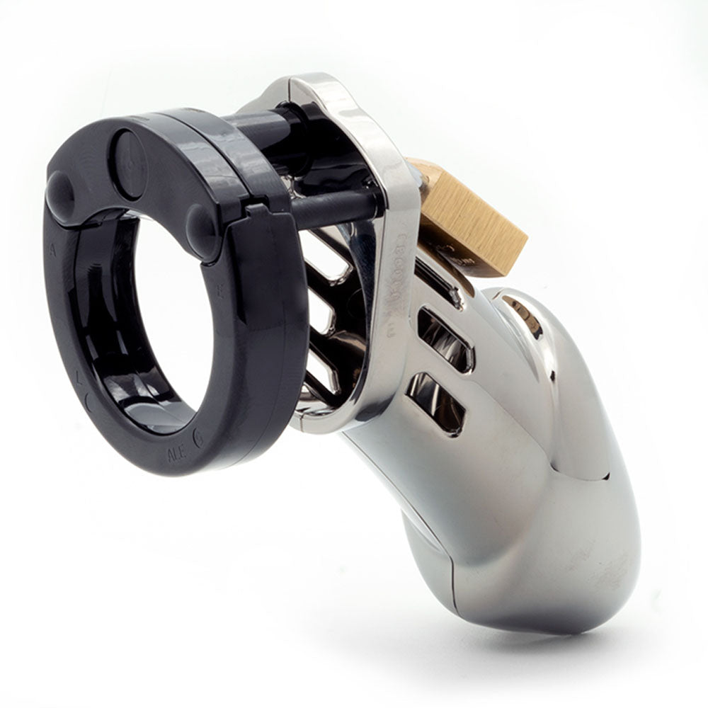 CB-6000 Chastity Cock Cage Kit - Chrome 3.25"
