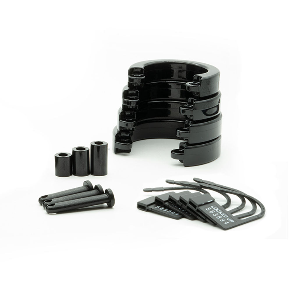 CB-6000 Chastity Cock Cage Kit - Chrome 3.25"