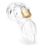 CB-6000 Chastity Cock Cage Kit - Clear 3.25"