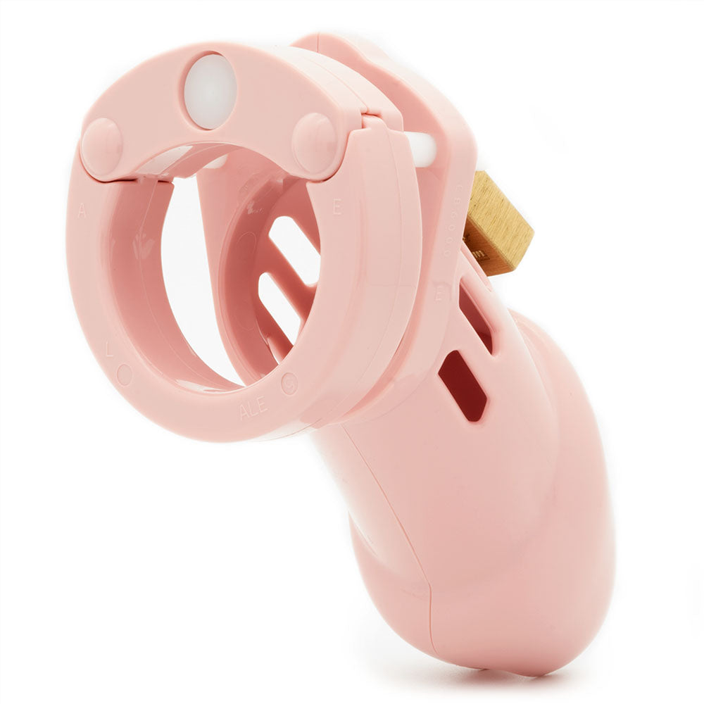 CB-6000 Chastity Cock Cage Kit - Pink 3.25"