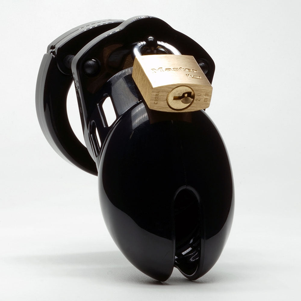 CB-6000S Chastity Cock Cage Kit - Black 2.5"