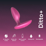 We-Vibe Ditto+ Remote & App-Controlled Vibrating Anal Plug