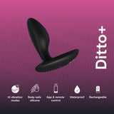 We-Vibe Ditto+ Remote & App-Controlled Vibrating Anal Plug