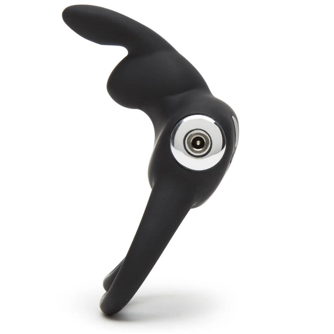 Happy Rabbit Vibrating Rabbit Cock Ring - Dual Rings
