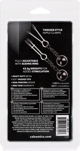 CalExotics Weighted Nipple Clamps - Tweezer Grip